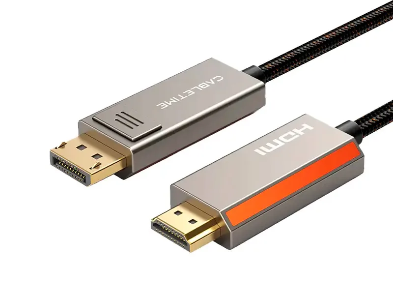 Cable DisplayPort a HDMI 3mts CABLETIME CD36N  8K 60Hz a  4K 120Hz
