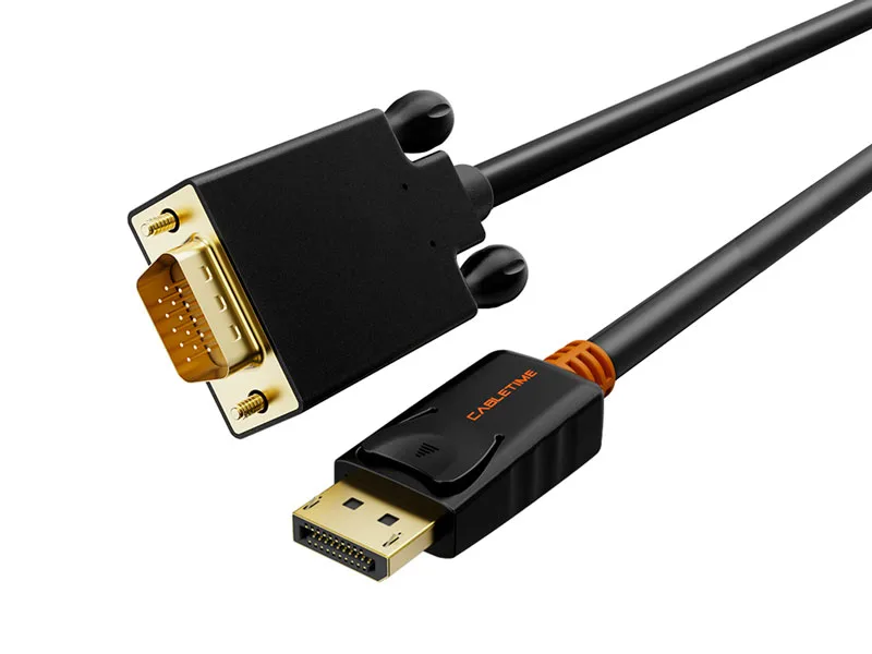 Cable DisplayPort a VGA 3mts CABLETIME CD35N