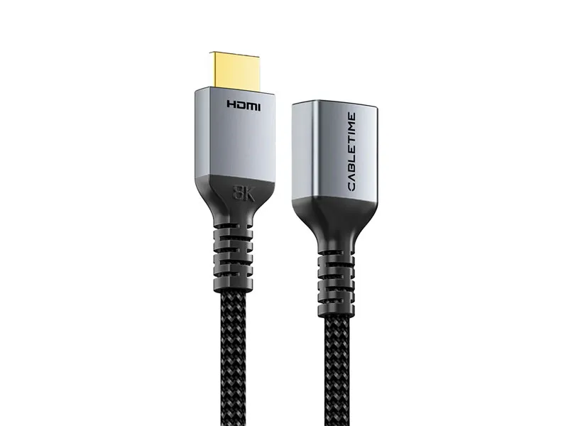 Cable Extension HDMI 1mts CABLETIME CH17H 8K 60Hz