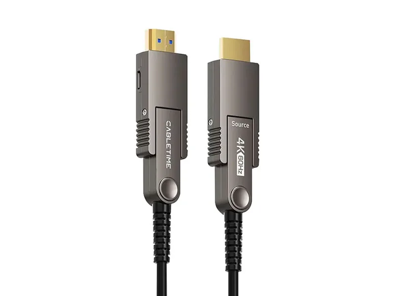 Cable HDMI 2.0 15M CABLETIME CH27T con conector desmontable AOC 4K 60Hz