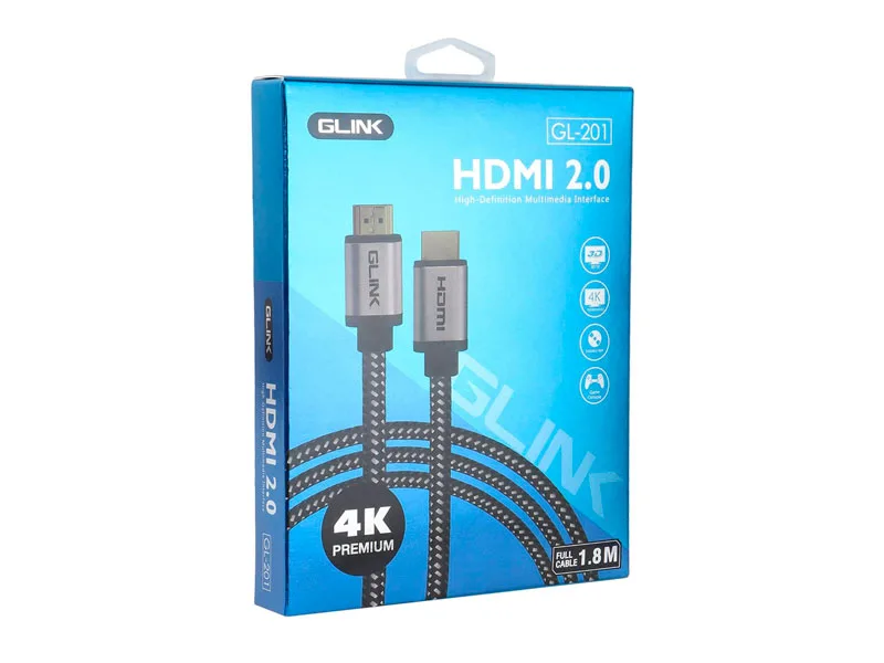 Cable HDMI a HDMI 5mts Glink GL-201 4K