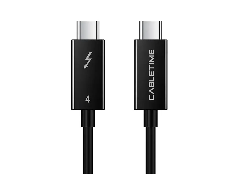 Cable Thunderbolt 4 a Thunderbolt 4 0.50mt CABLETIME CT40E 100W