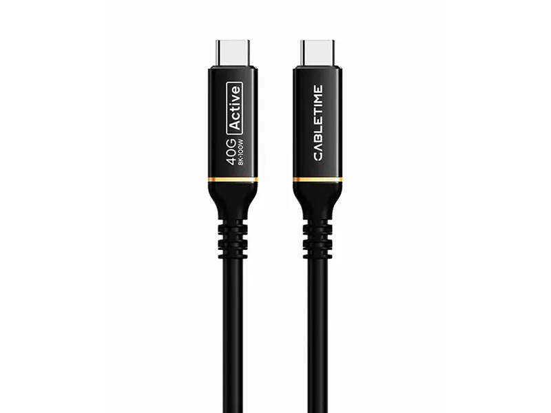 Cable USB-C a USB-C 3mts CABLETIME CU43N 100W 8K