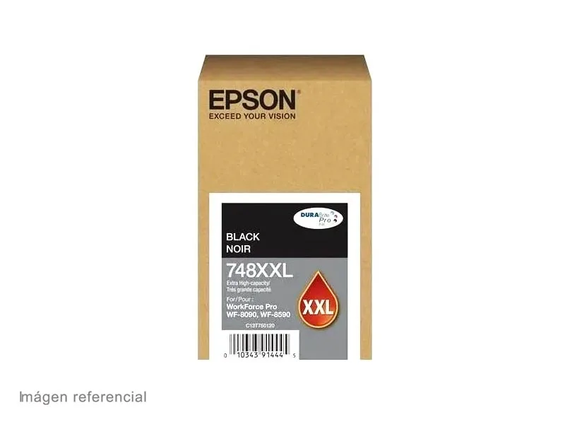 Cartucho de Tinta Epson 748 Negro WorkForce Pro WF-6090/6590 202ml