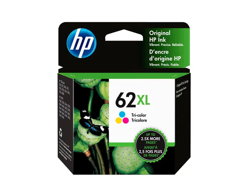Cartucho de Tinta HP 62XL Tricolor Original (C2P07AL) Officejet 200
