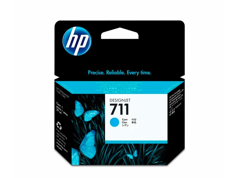 Cartucho de Tinta HP 711 Cian Original 29ml (CZ130A) T120/T520