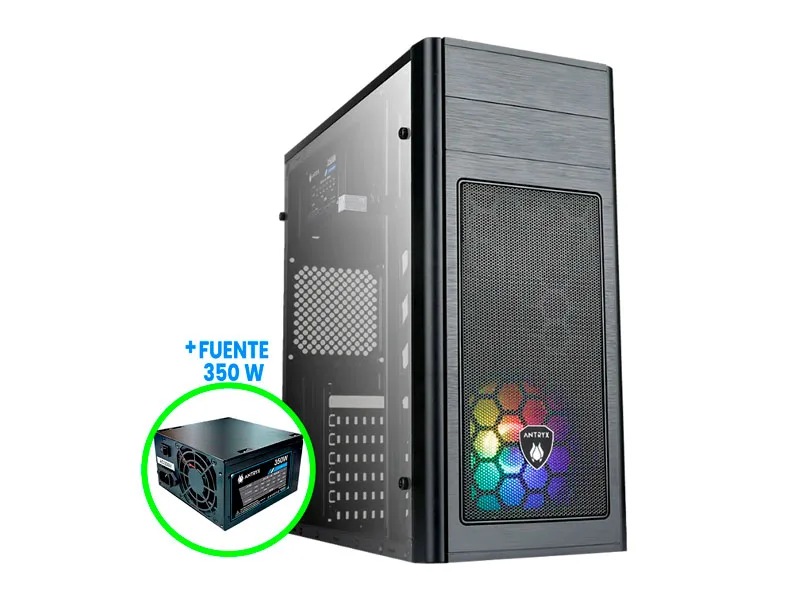 Case Antryx Elegant 680 + Fuente 350W Mid Tower USB3.0