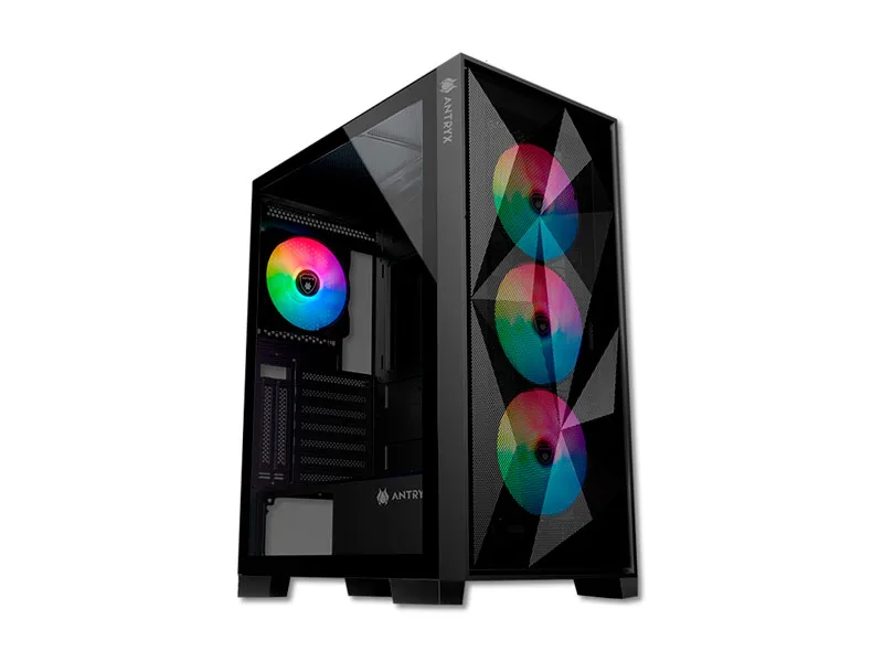 Case Antryx RX-250 ARGB FAN X4 Vidrio Templado Black