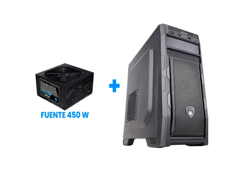 Case Antryx Xtreme E250 Plus + Fuente 450W (AC-XE250PKN-450CPR1)