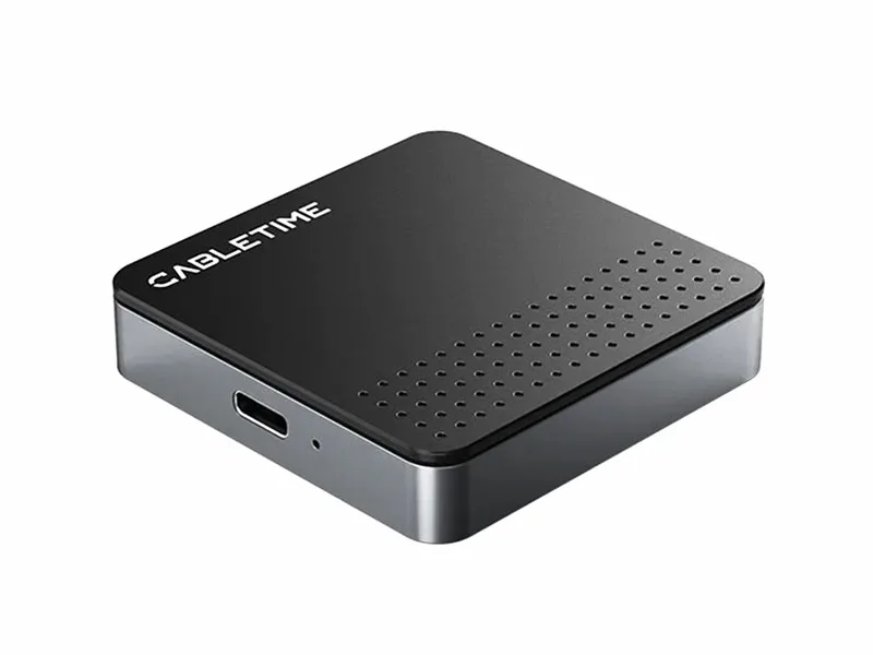 Case CABLETIME CB33G para SSD M.2 2230  NVMe USB-C a USB-C Magnetico