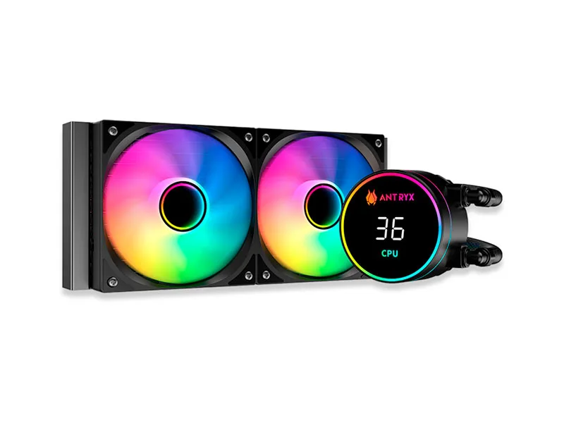 Cooler CPU Antryx Triton CRONUS 240 ARGB Enfriamiento liquido Black