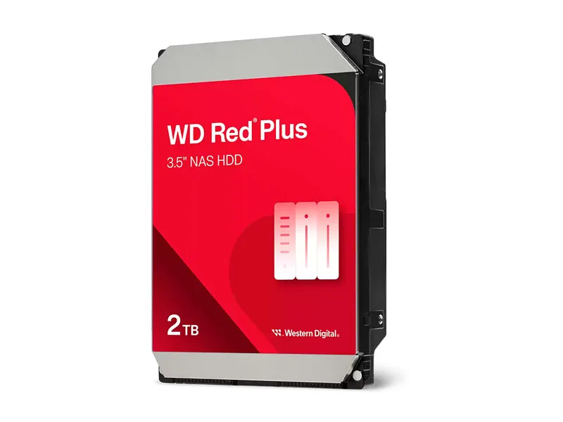 Disco Duro de 2TB Interno Western Digital Red Plus NAS  SATA 3.5