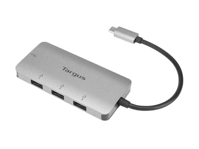 Hub Targus USB-C a 4 Puertos USB-A 3.0 (ACH226BT) Gray