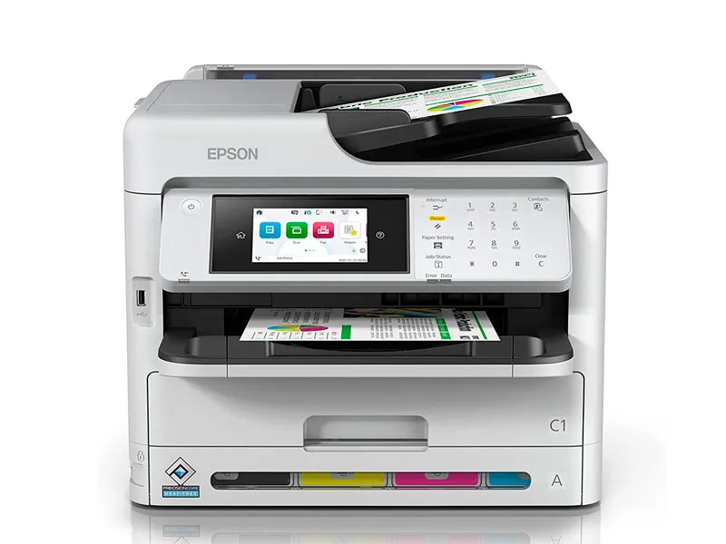 Impresora Multifuncional Epson WorkForce Pro WF-C5810 Color  USB/RED