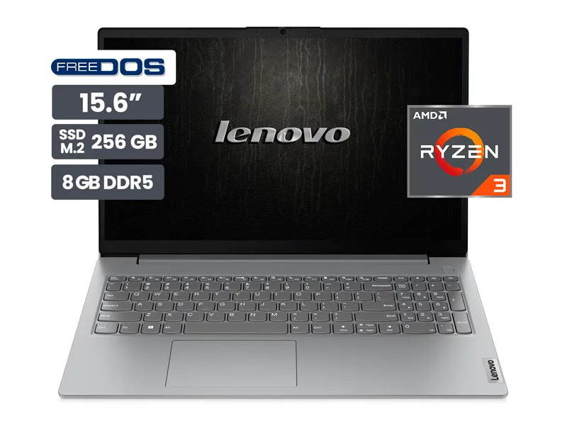 Laptop Lenovo V15 G4 15.6" AMD Ryzen 3 7320U 8GB SSD256GB No incluye Windows
