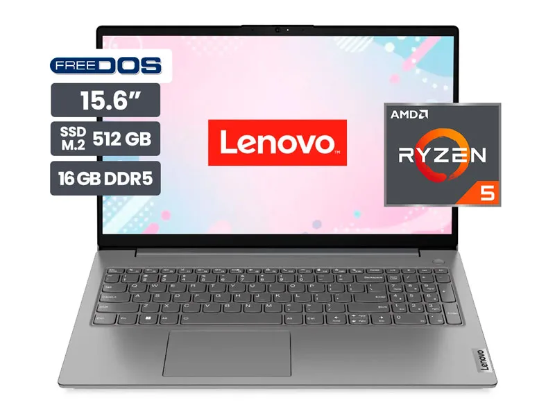 Laptop Lenovo V15 G4 15.6" AMD Ryzen 5 7520U 16GB SSD512GB No incluye Windows