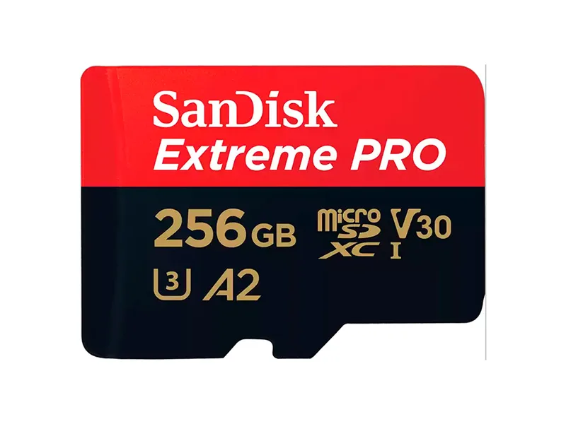 Memoria micro SD 256GB Sandisk Extreme Pro UHS-I 200MB/s (SDSQXCD-256G-GN6MA)