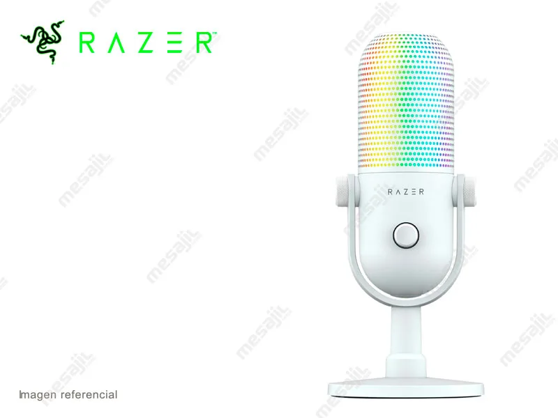 Microfono RAZER SEIREN V3 CHROMA USB RGB White