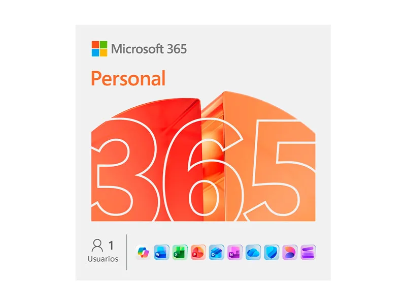 Microsoft 365 Personal  + Copilot 12 meses PC y Mac Office ESD DIGITAL