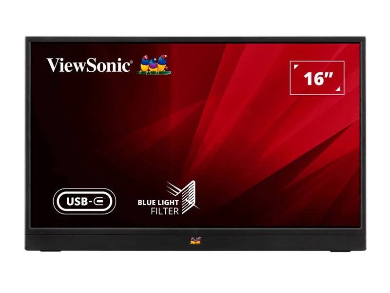 Monitor 15.6 Vewsonic Portatil  VA1655 IPS Full HD Mini HDMI USB-C