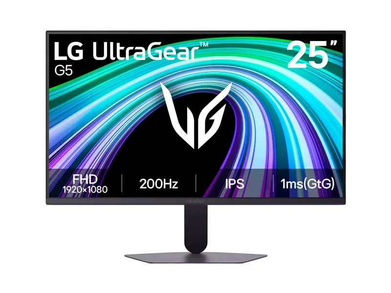 Monitor Gaming LG 25 UltraGear 25G523B 25" G5 FHD 200hz HDMI IPS DP