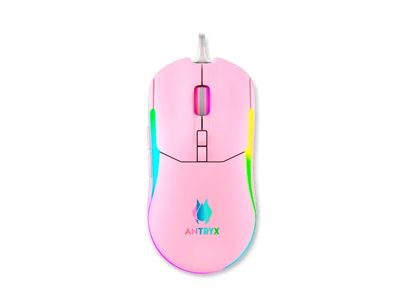 Mouse Gaming Antryx M760 DPI 12800 Pink (AGM-M760PK)