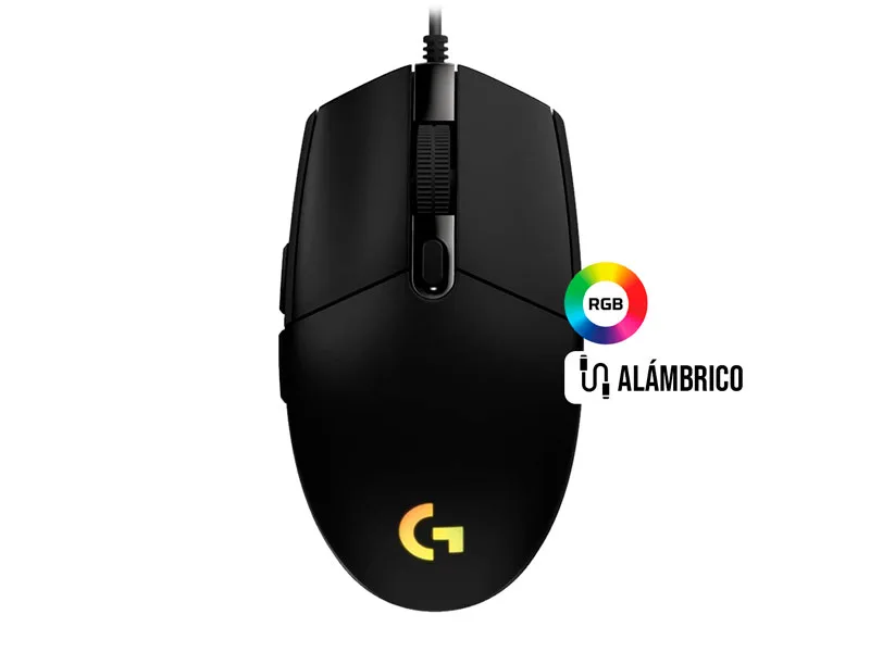 Mouse Gaming Logitech G G203 Lightsync Black