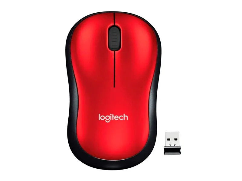 Mouse Logitech M185 Nano Wireless Red