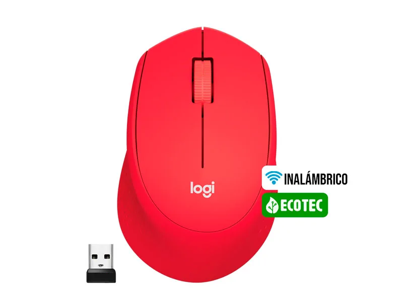 Mouse Logitech M280 Wireless Red