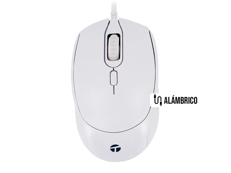 Mouse TEROS TE-1225S USB White óptico