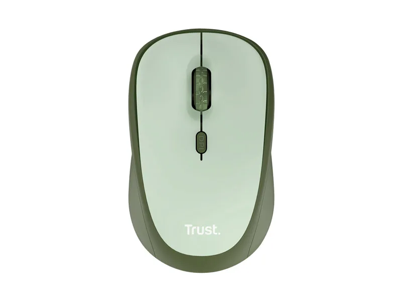 Mouse Trust YVI Silencioso Wireless Green
