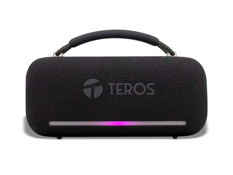 Parlante TEROS bluetooth VB-6049BLK 400 mah Negro