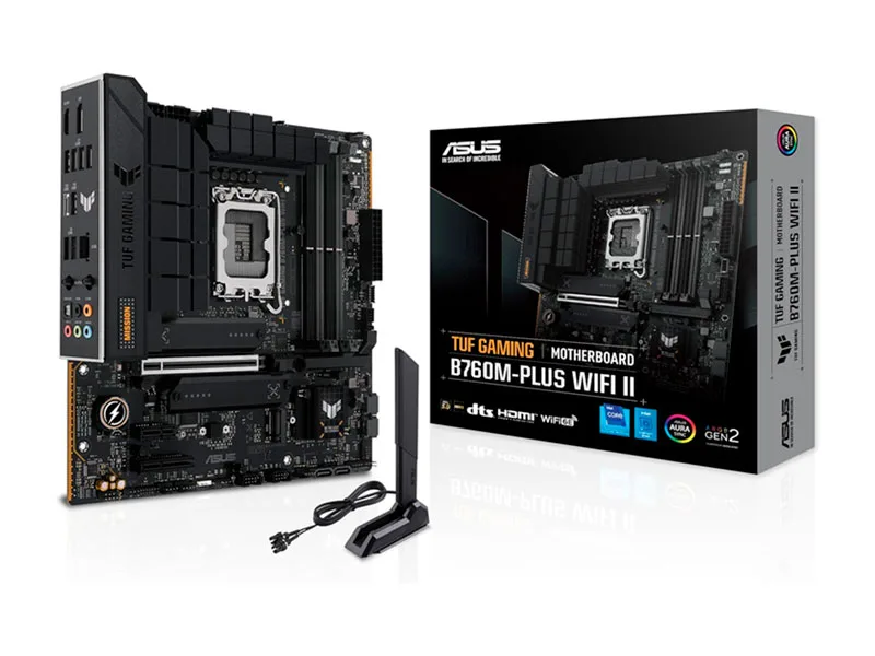 Placa ASUS TUF Gaming B760M-Plus Wi-Fi II 6E LGA1700 DDR5 HDMI/DP/Thuberbolt/Three M.2