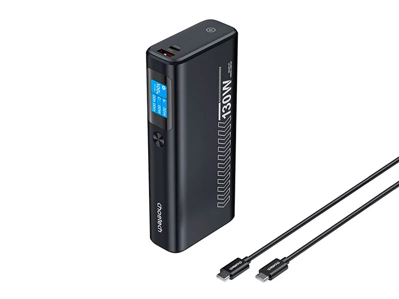 Power Bank CHOETECH B702 20000mAh PD130W y Cable de carga