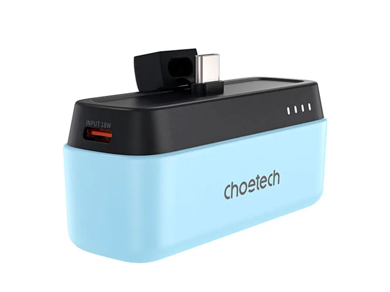 Power Bank CHOETECH B740-CCBE 5000mAh con USB-C Azul