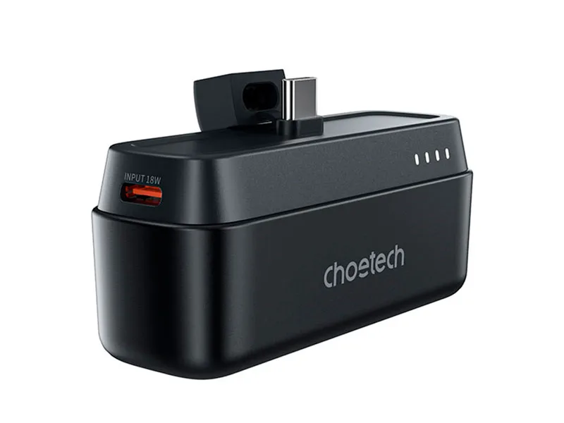 Power Bank CHOETECH B740-CCBK 5000mAh con USB-C Black