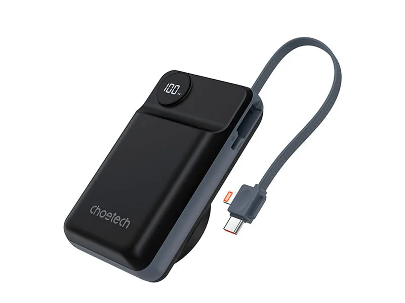 Power Bank CHOETECH B696-BK 20000mAh Magnético USB-C 22.5W Negro