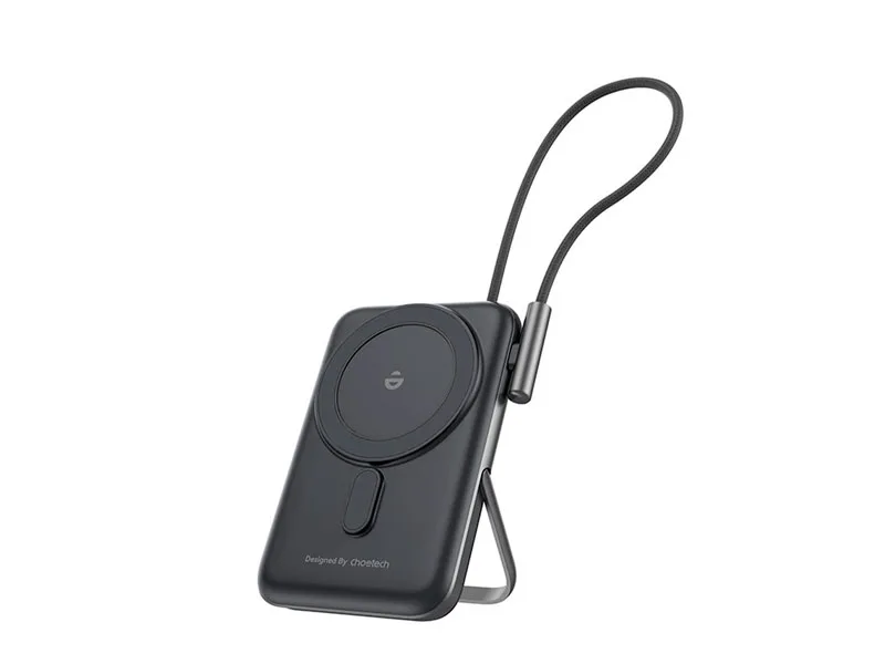 Power Bank CHOETECH B735-CCBK 10000mAh Magnético USB-C 20W MagSafe Negro