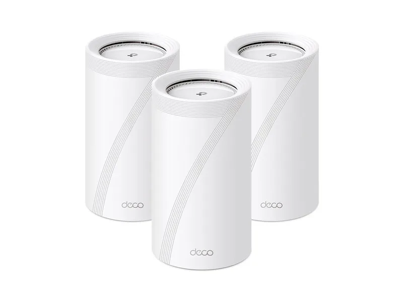 Router Mesh TP-Link Deco BE85-3 tribanda Wifi7 BE19000 (packx3)
