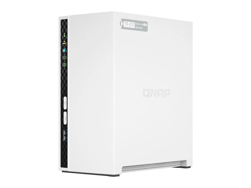 Servidor de Almacenamiento NAS QNAP TS-233 2 Bahias Quad-core