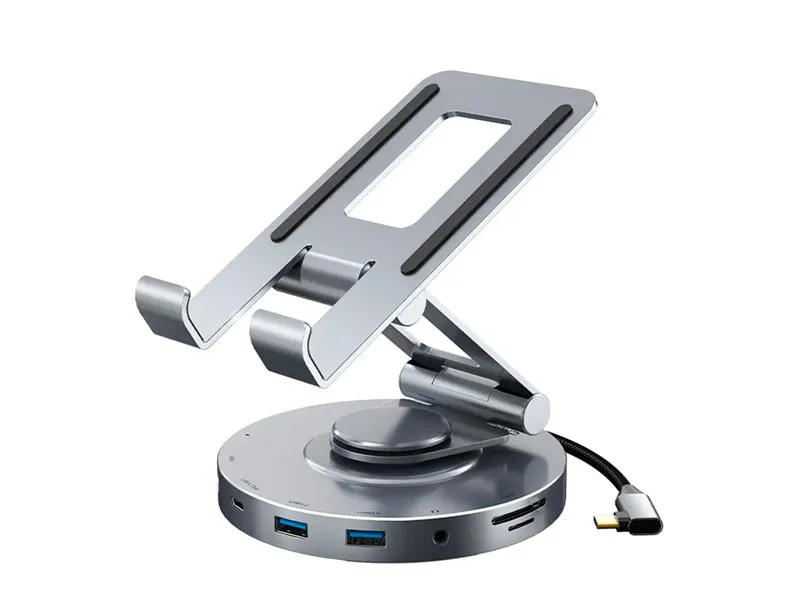 Soporte para iPad Pro CABLETIME HUB USB-C a 8 Puetos  CB02G