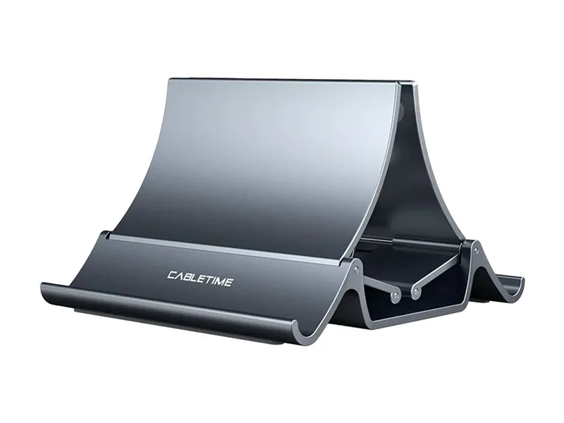 Soporte para Laptop CABLETIME CS15G Vertical para portátil 360°