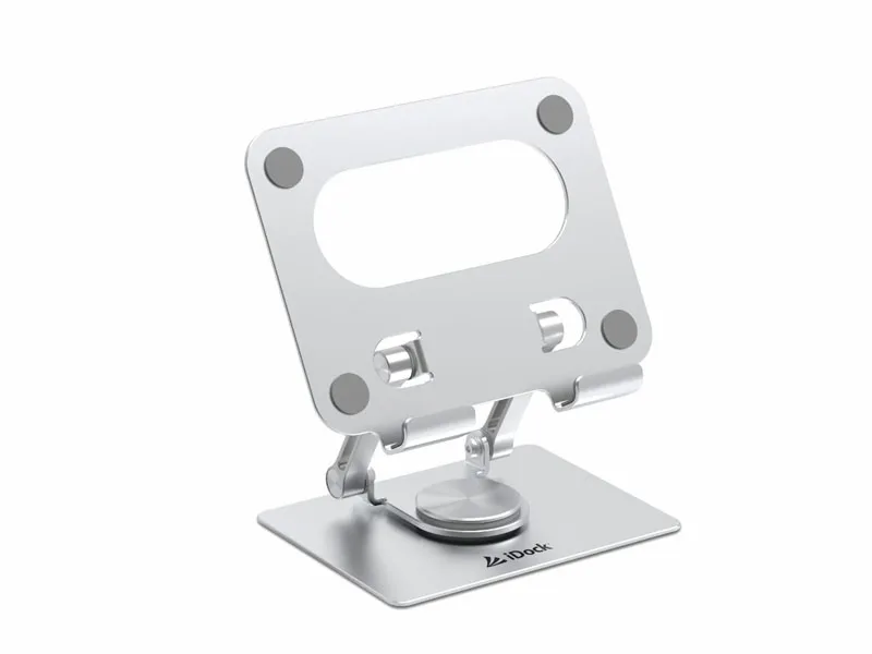 Soporte para Tablet iDock Dama i25 Giratorio 360° Aluminio Silver
