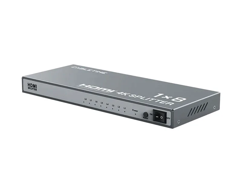 Spliter de Video CABLETIME 8 puertos HDMI 4K 30Hz CP39G