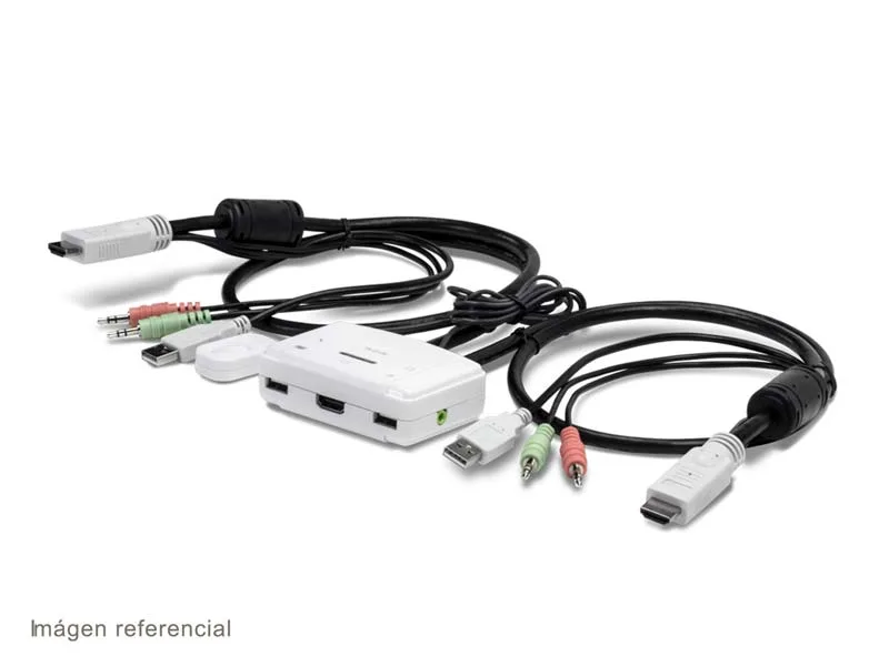 Switch KVM TRENDnet TK-215i 2 Puertos HDMI (Incluye 2 juegos de cables)