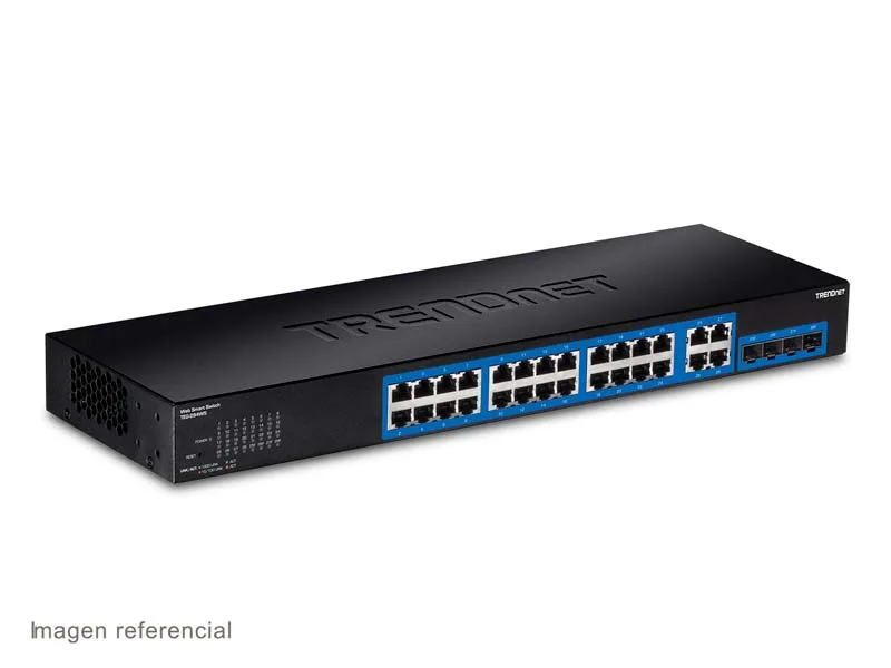 Switch TRENDnet TEG-284WS 28 Puertos Gigabit Web Smart