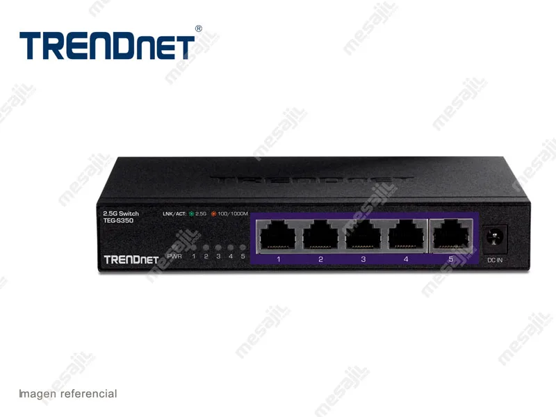 Switch TRENDnet TEG-S350 no administrable 5 port 2.5-Gigabit