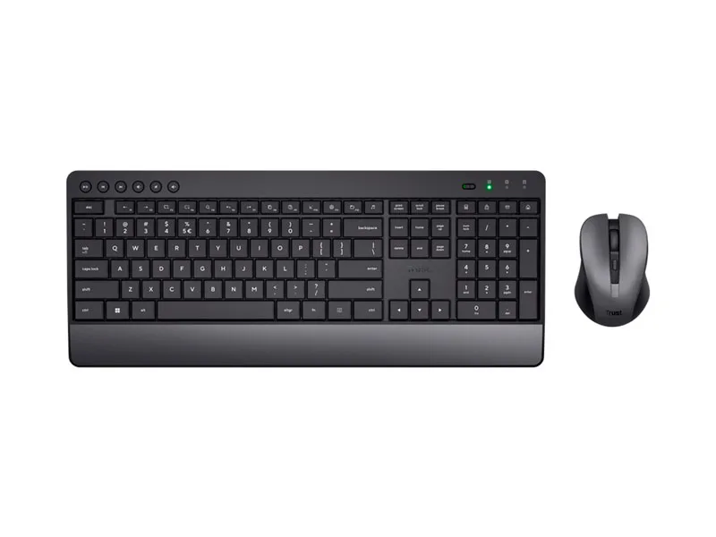 Teclado + Mouse Trust TREZO Wireless Black