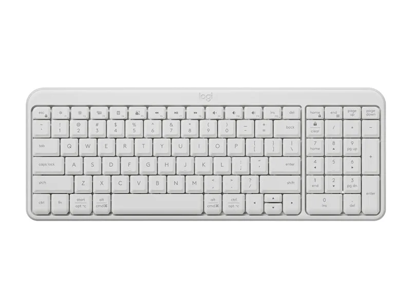 Teclados Logitech K250 Bluetooth White