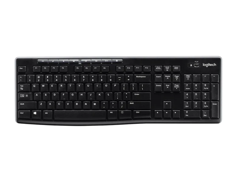 Teclados Logitech K270 Wireless Black